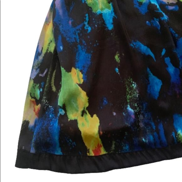 Matty M Dress Multicolor Abstract Print Sleeveless Mini Dress Size Small - Picture 13 of 13